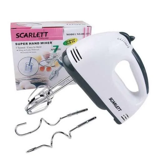 SCARLETT Super Hand Mixer Electric Egg Beater and Mixer 4