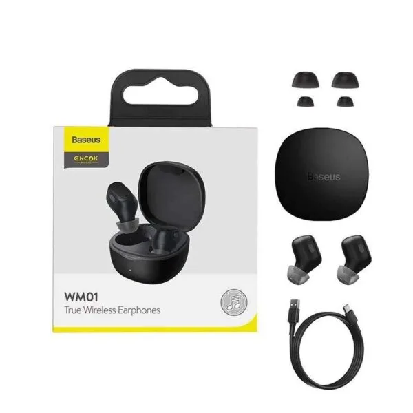 Baseus Encok WM01 TWS True Wireless Bluetooth Earphones 2