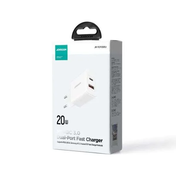 Joyroom JR-TCF05EU Flash Series 20W USB A+C Dual-Port Charger 2