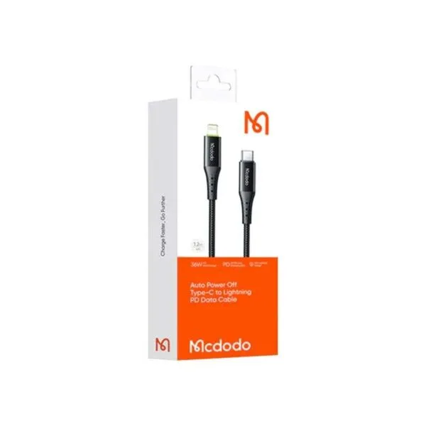 Mcdodo CA-7360 Auto Power Off Type-C to Lightning PD Data Cable 36W 2