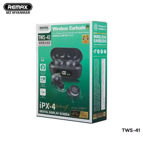 REMAX TWS-41 Magnetic True Wireless Stereo Earbuds 2