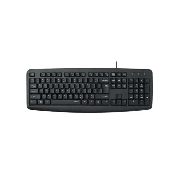 RAPOO NK2600 WIRED SPILL-RESISTANT USB KEYBOARD-BLACK