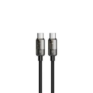 Mcdodo CA-284 Auto Power Off Type-C to Type-C Transparent Data Cable 100W