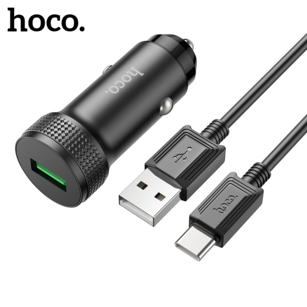 Z49A Level single port QC3.0 car charger set(Type-C) 2
