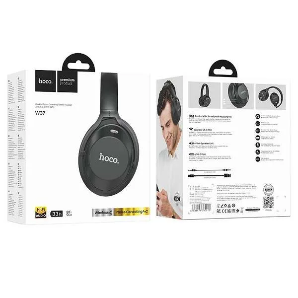 W37 Sound Active Noise Reduction BT headset 2