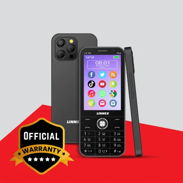 Linnex LX4G Plus Android 3.5″ (3/32GB) Touch Smart Feature Phone