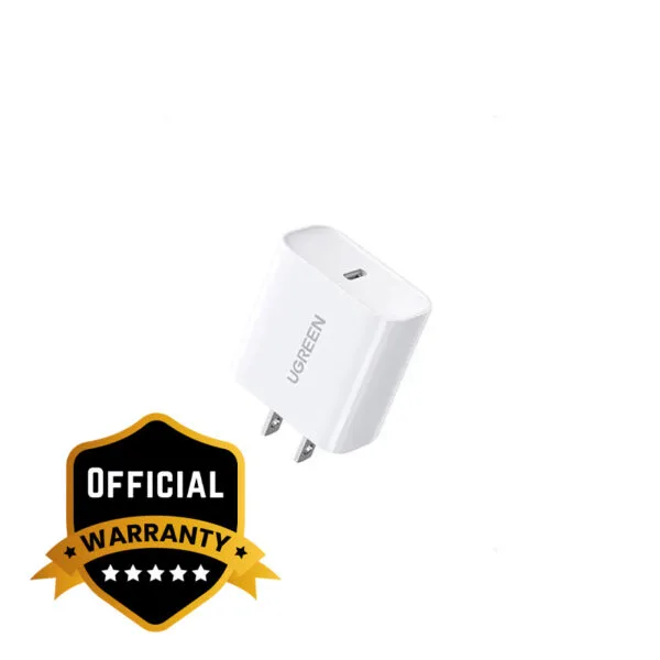 UGREEN Fast Charging Power Adapter with PD 20W US (White)
