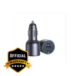 UGREEN 75W 3-Port Fast Car Charger