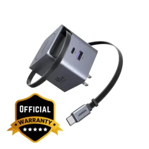UGREEN 65W GaN Fast Charger with Retractable Cable