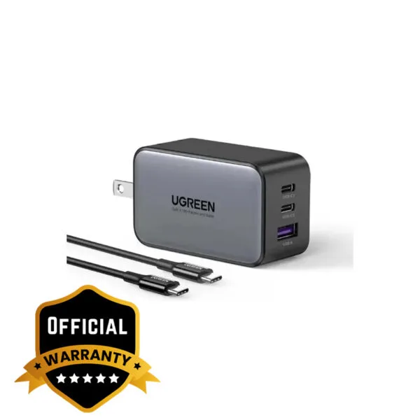UGREEN 65W GaN Fast Charger (2C1A) US 3