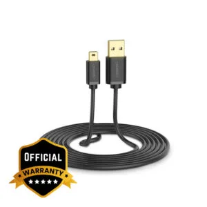 UGREEN USB 2.0 A Male to Mini 5 Pin Male Cable 1m (Black)