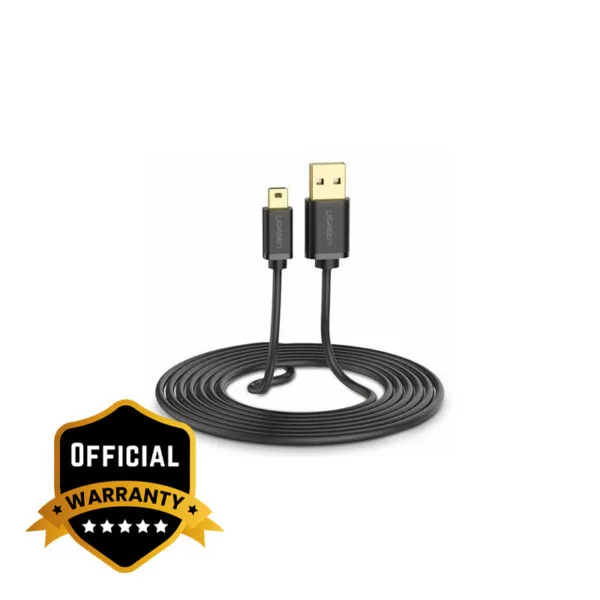 UGREEN USB 2.0 A Male to Mini 5 Pin Male Cable 3m (Black) 2