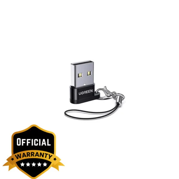 UGREEN USB A Male to USB-C Female Adapter (Black) 2