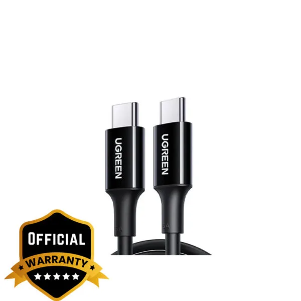 UGREEN USB-C to USB-C PD Fast Charging Cable 5A Max Black 1m