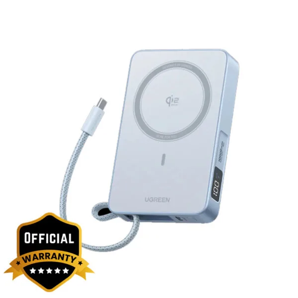 UGREEN 10000mAh 25W Qi2 Magflow Magnetic Wireless Power Bank