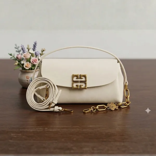 MUJU Brand Ladies Bag VLC1048 Beige 2