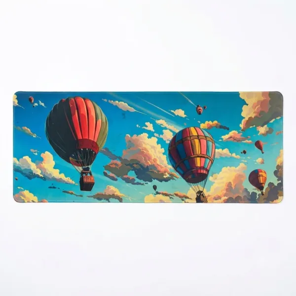 Hot Air Balloon Desktop Mouse Pad