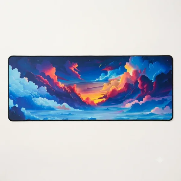Rosy Cloud Desktop Mouse pad