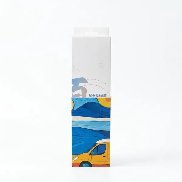 Car in Mountain Desktop Mouse Pad 3