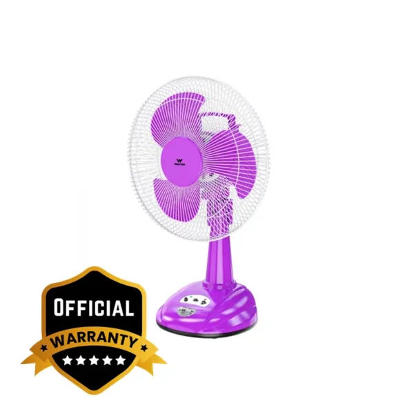 Walton Rechargeable Table Fan 12″ WRTF12A 4