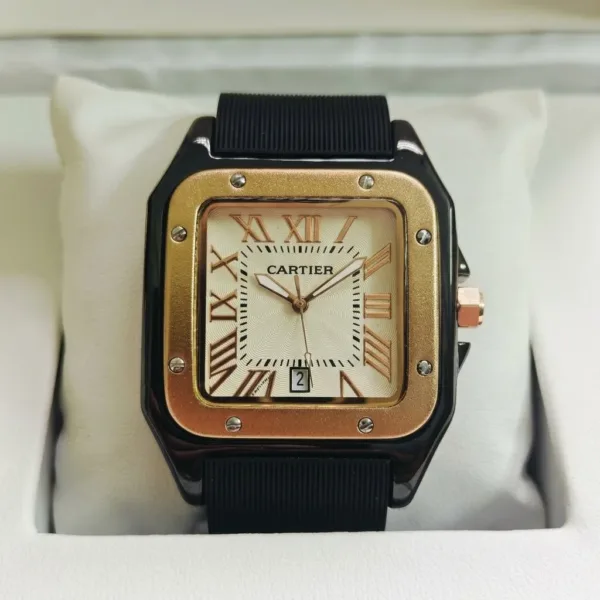 Cartier Santos Watch White Dial