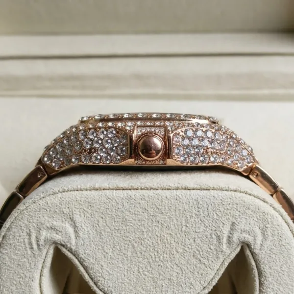 Inspired Iced Ladies Watch White 2